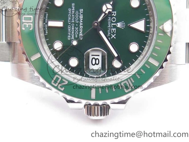 AAA Replica Watches Best Green LV Edition 2783 Bracelet and 1:1 Case Submariner 904L A2836 Ceramic TimelessDesign V Noob 116610 SS 0120